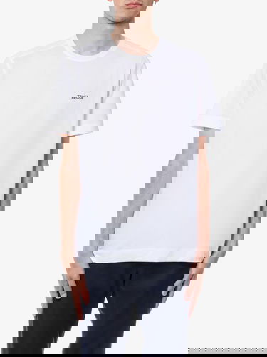 T-shirt ZEGNA Men's White Crew Neck T-Shirt Hvid | E7360A5B760N00, 2