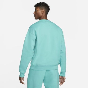 Sweatshirt Nike Solo Swoosh Fleece Crew Washed Turkis | CV0554-393, 7