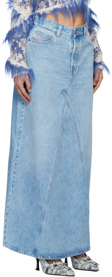 Nederdel Diesel De-Pago Denim Maxi Skirt Blå | A10716 09I29, 1