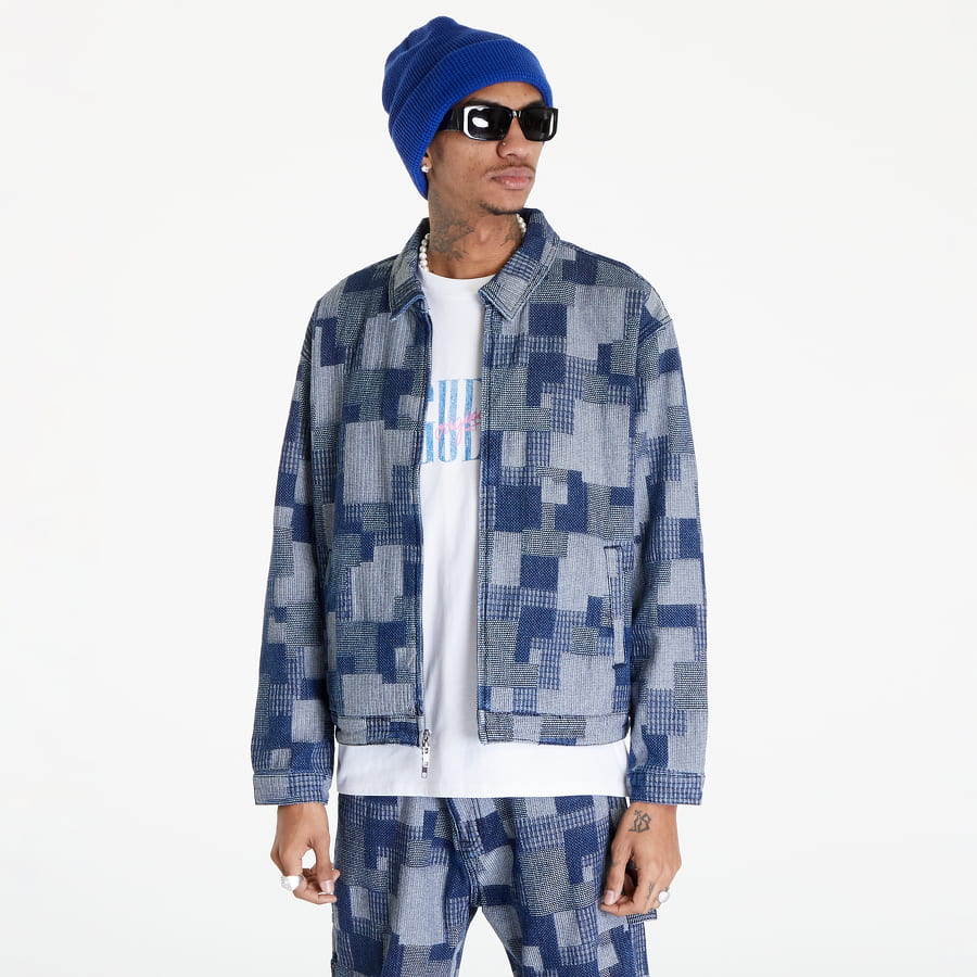 Jakke GUESS Go Patched Zip Up Shirt Jacket Blå | M2RG75D4WW0-GODR, 0