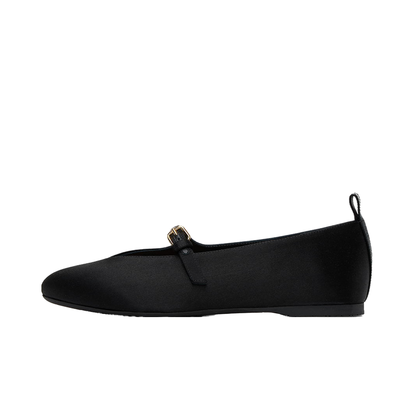 Sneakers og sko JW Anderson Satin Ballerina Flats Sort | ANW43033B 20110
