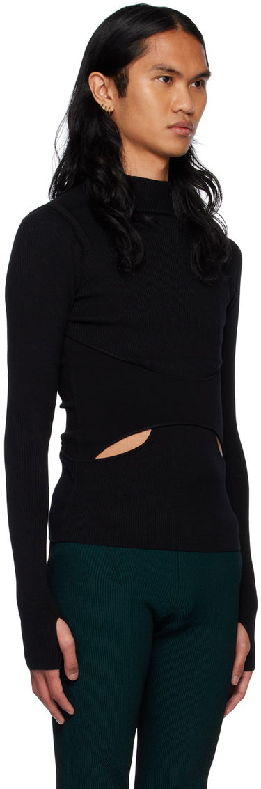Sweater Dion Lee Dion Lee Interlink Turtleneck Top Sort | C7151R23, 4