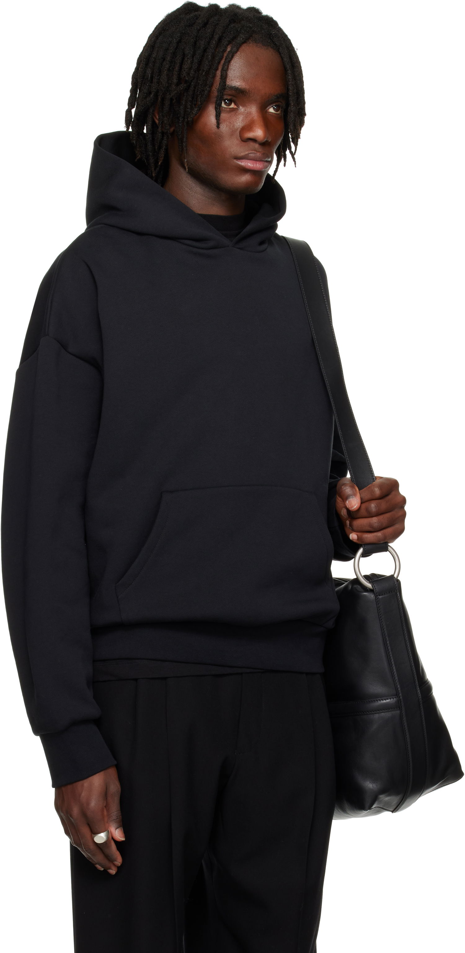 Sweatshirt Fear of God Fear of God ESSENTIALS Classic Hoodie Sort | 192AS252050F, 1