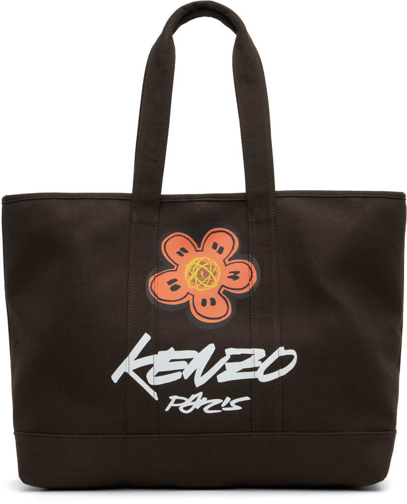 Mulepose KENZO Kenzo Paris Futura 2000 Edition Large Utility Tote Brun | FF68SA911F36