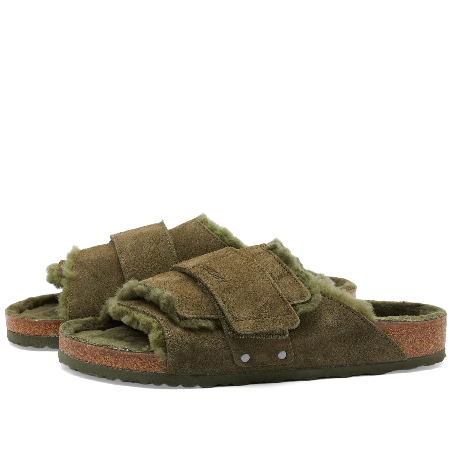 Sneakers og sko Birkenstock Kyoto Shearling Thyme Suede Grøn | 1025676, 0