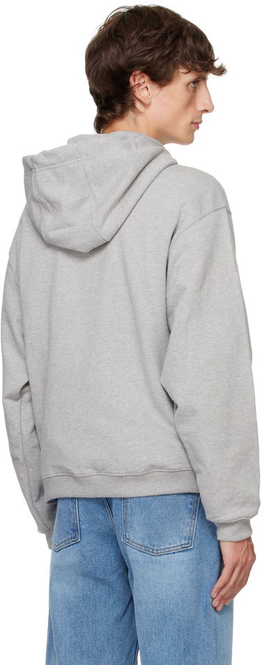 Sweatshirt ADER ERROR Embroidered Logo Hoodie Grå | BN25FYHD0101GR, 2