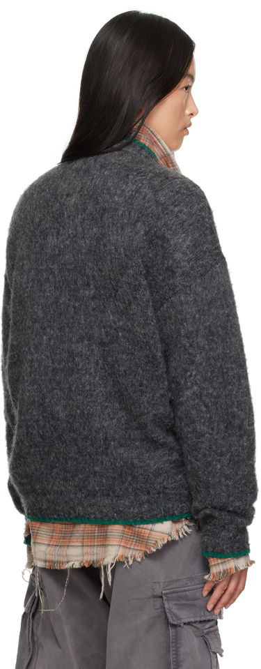 Sweater ERL Overwashed Pilling Sweater Grå | ERL09N005, 2