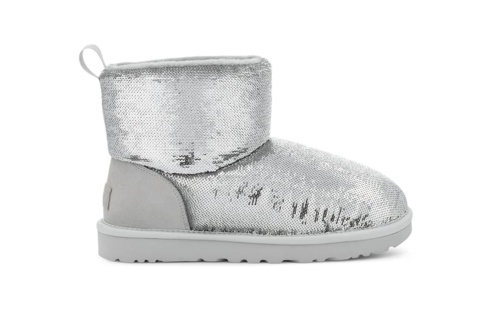 Sneakers og sko UGG Classic Mini Boot Mirror Ball "Silver" W Grå | 1151291-SLVR, 0