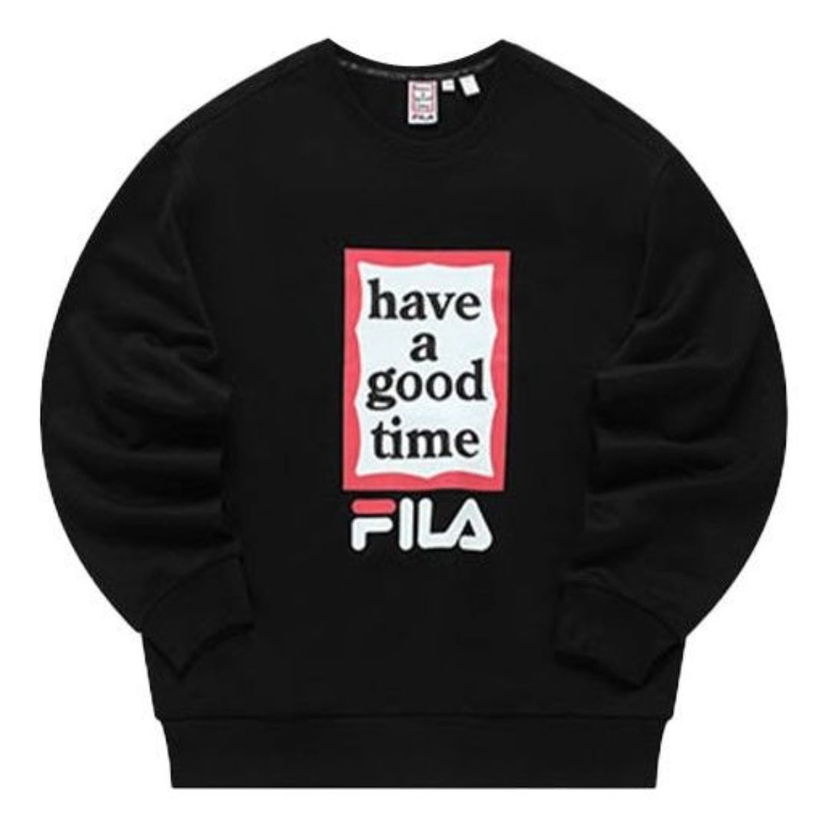 Sweatshirt FILA Have a good time Collaboration Sweatshirt Sort | F11U149204F-BK