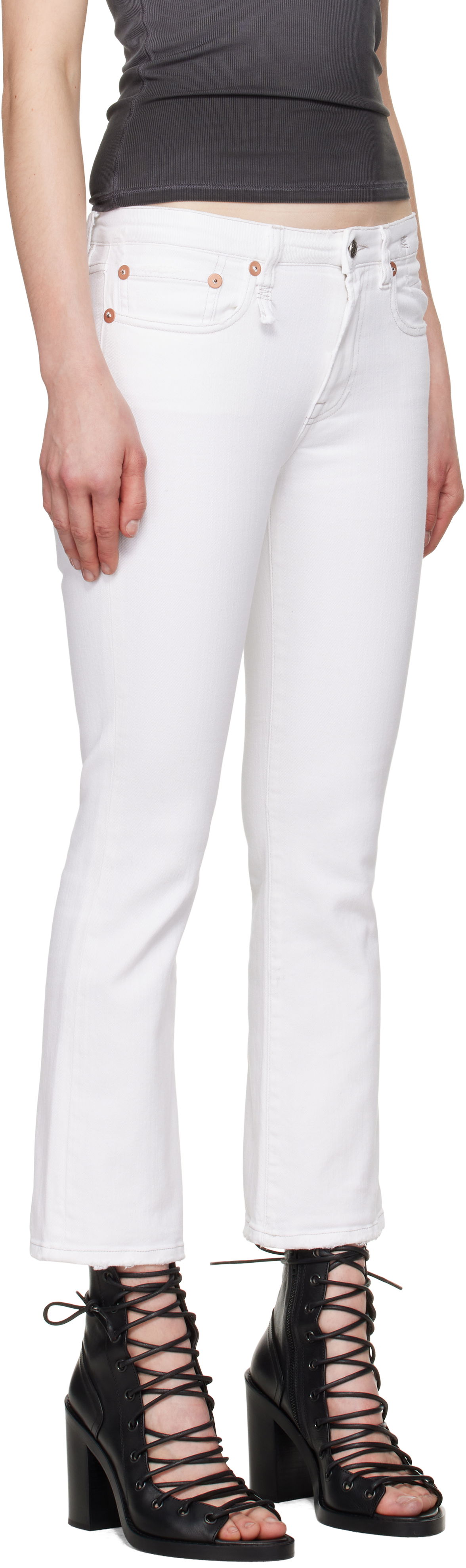Jeans R13 R13 Kick Fit Jeans Hvid | R13W0009-895A, 1