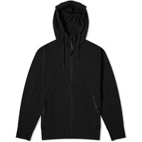 Sweatshirt C.P. Company Diagonal Raised Fleece Goggle Zipped Hoodie Sort | CMSS082A-005086W-999, 1