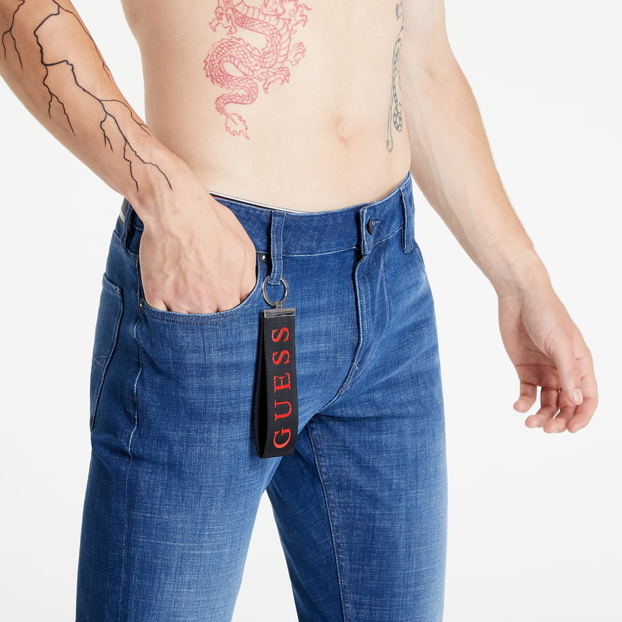 Jeans GUESS Tech Stretch Slim Tapered Jeans Blå | M2YAS2D4PM1-OFFI, 1