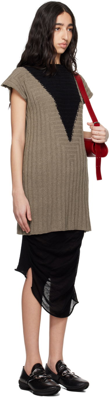 Sweater KIKO KOSTADINOV Kiko Kostadinov Dakota Vest Minidress Grøn | KKWSS25KN12-91, 1