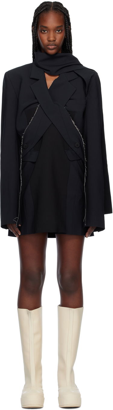 Kjole Ottolinger Ottolinger Drape Suit Minidress Sort | 2223030102, 0