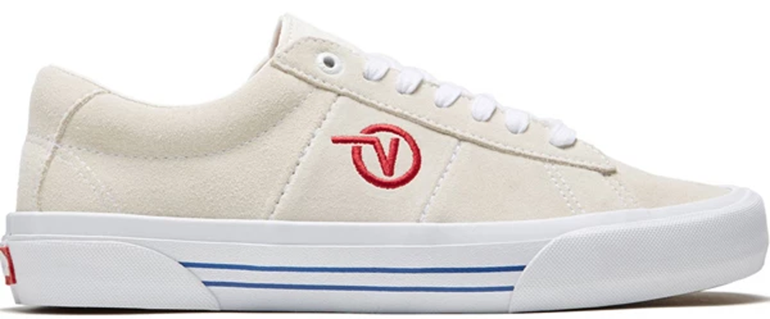 Sneakers og sko Vans Saddle Sid Pro Marshmallow Racing Red Hvid | VN0A4BTBOXS, 0