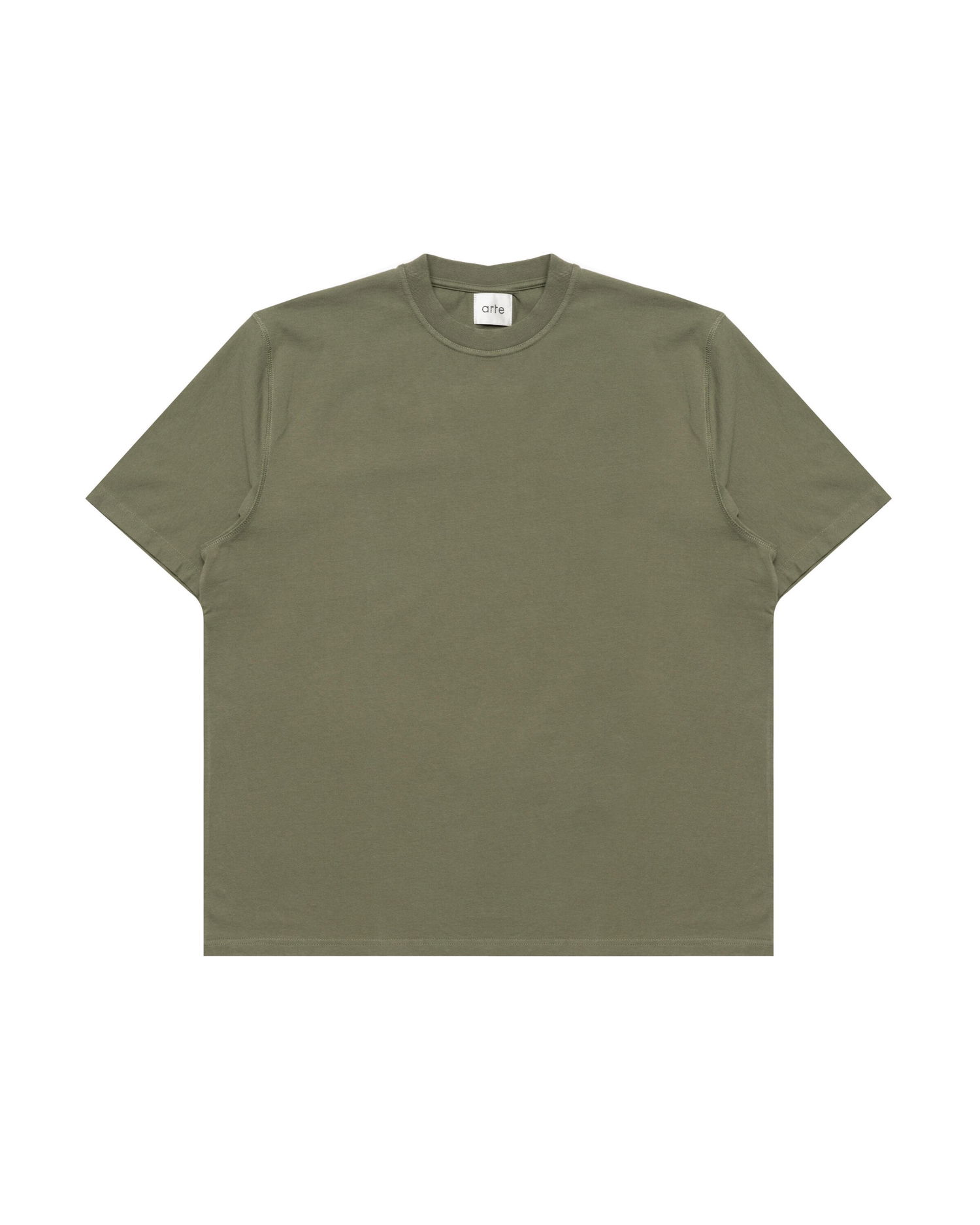 T-shirt Arte Antwerp Arte Antwerp Diels Stitch Tee Grøn | AW25-094T-GRN, 0