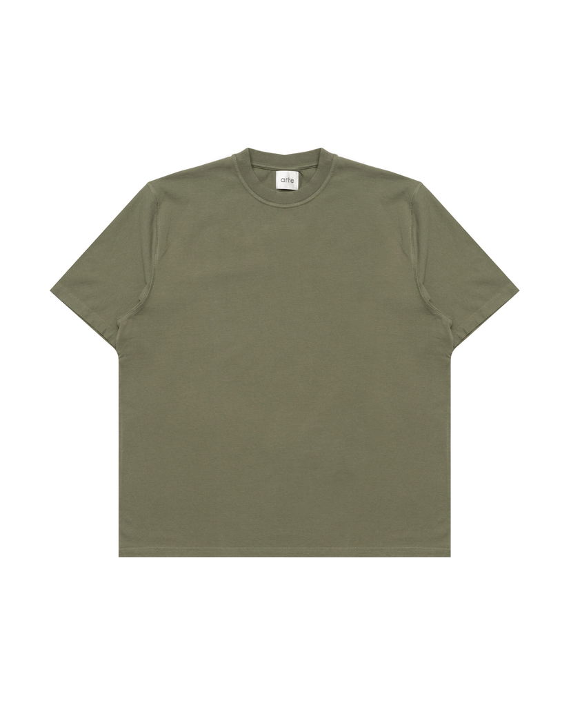 T-shirt Arte Antwerp Arte Antwerp Diels Stitch Tee Grøn | AW25-094T-GRN