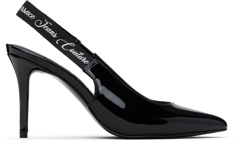 Skopleje Versace Versace Jeans Couture Scarlett Slingback Mid Heels Sort | E79VA3S52_EZS859