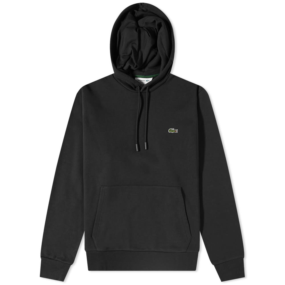 Sweatshirt Lacoste Organic Cotton Hooded Sweatshirt Sort | SH9623-031, 1