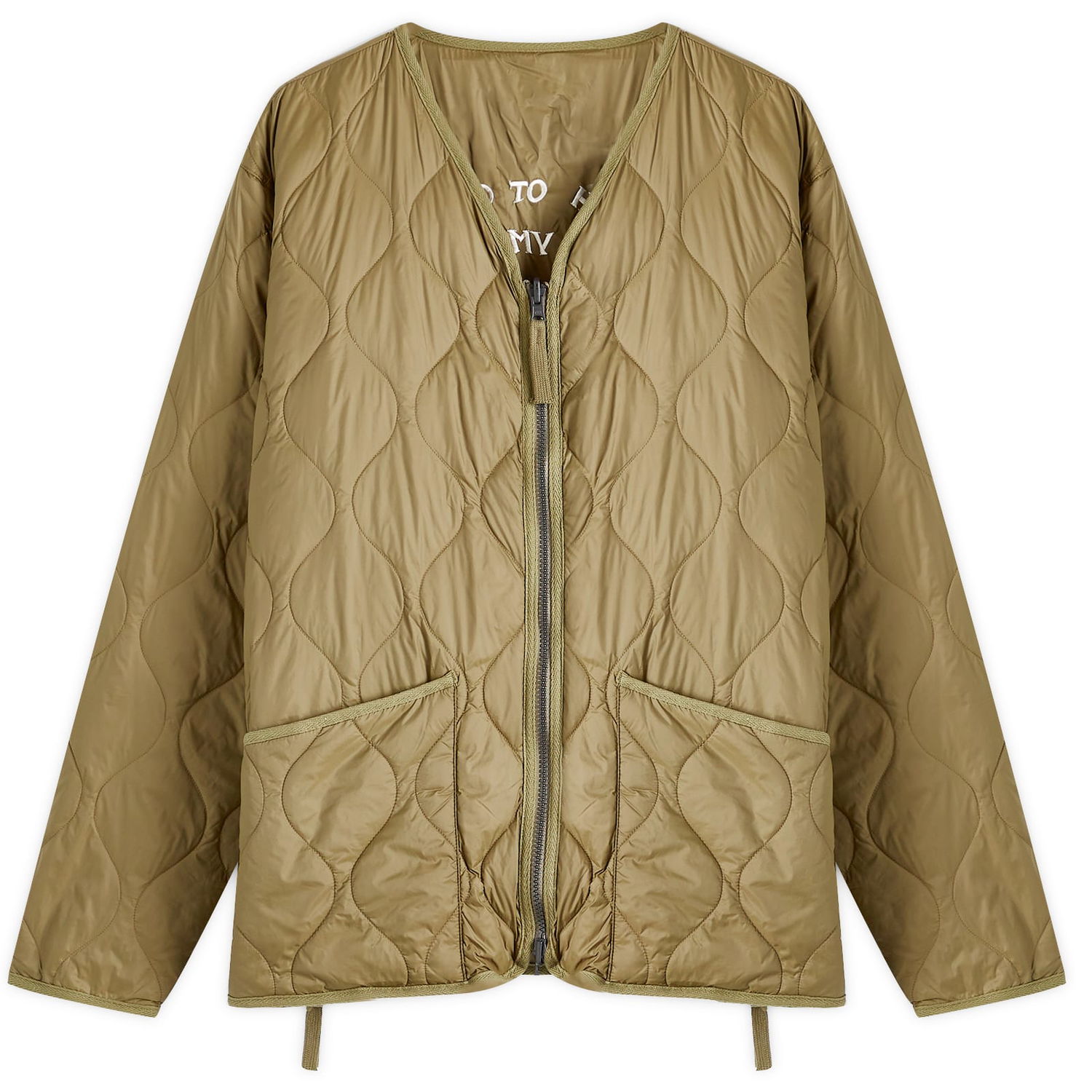 Puffer jakke TAION Reversible Down Jacket Grøn | TAION-JK04JS-OLV, 0