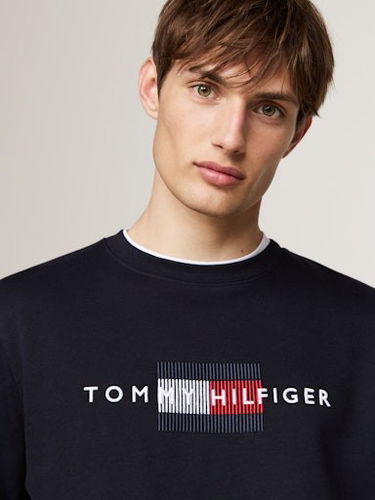 Sweatshirt Tommy Hilfiger Pullover Sweatshirt Sort | MW0MW35541DW5, 2
