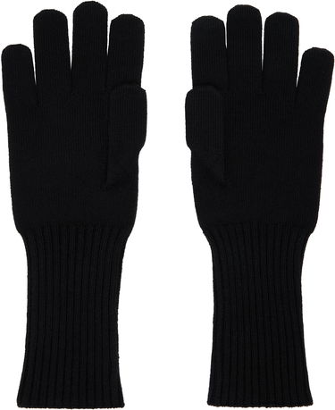 Handsker Marine Serre Knit Long Gloves Sort | USA018A, 1