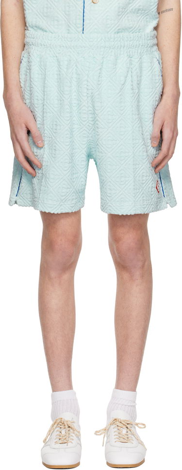 Shorts Casablanca Monogram Towelling Shorts Blå | MPS25-JTR-113-01, 0