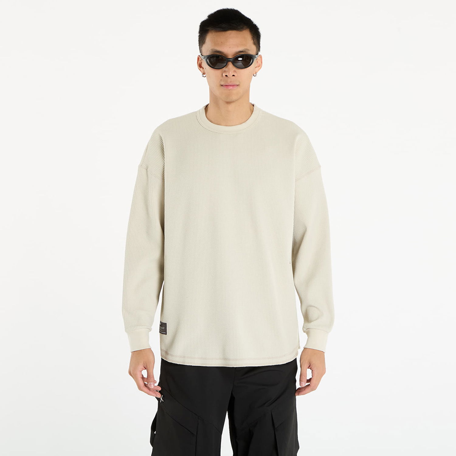 T-shirt OAKLEY Oakley Union Long Sleeve Wide T-Shirt Beige | FOA408132-20J, 0