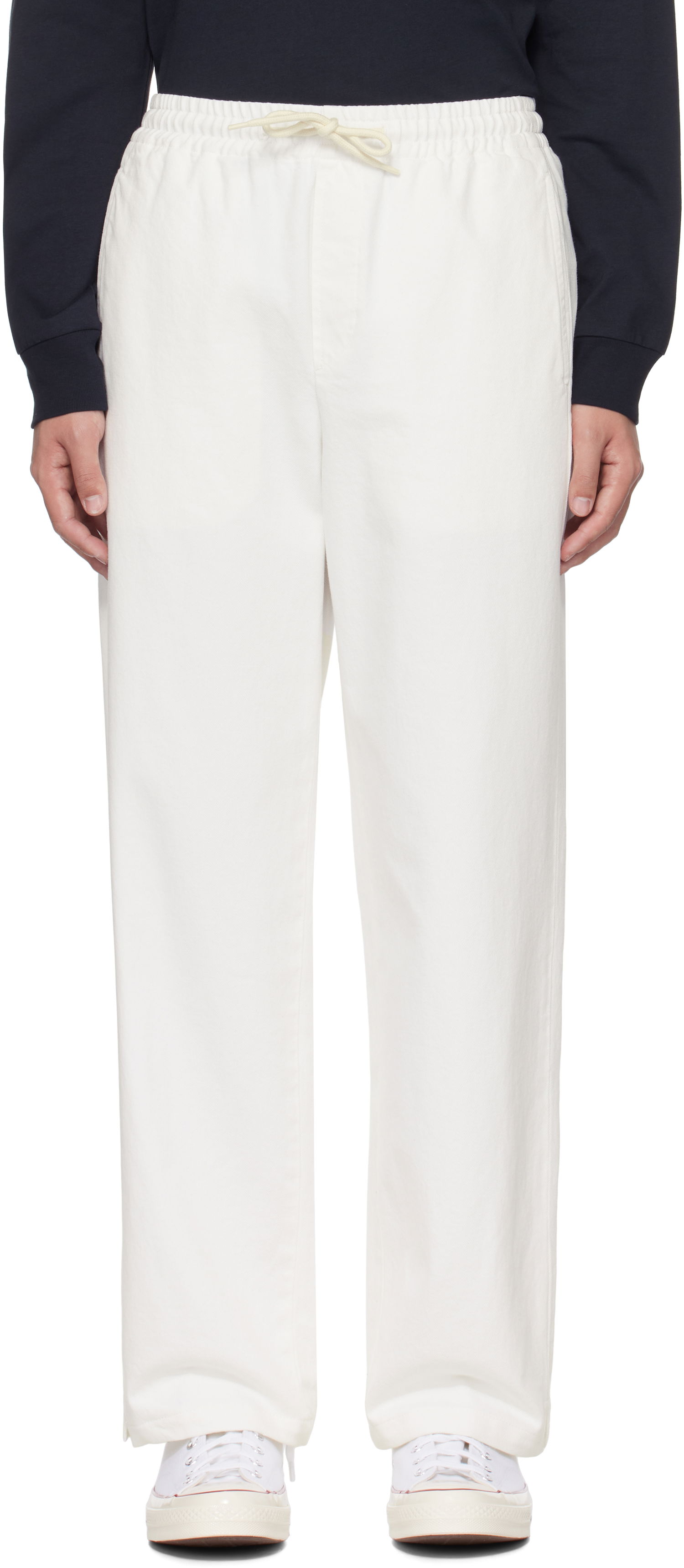 Bukser A.P.C. Vincent Off-White Casual Trousers Hvid | COGZV-H08418, 0