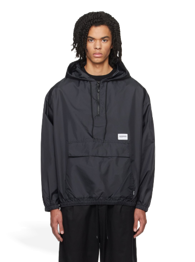 Jakke Neighborhood Hooded Jacket Sort | 232TSNH-JKM09