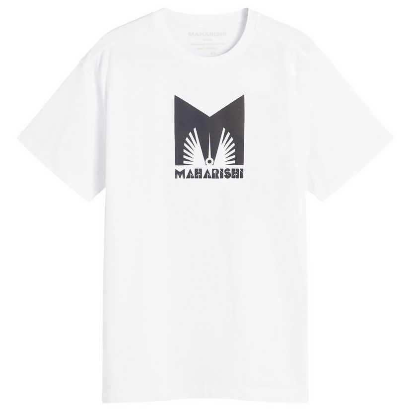 T-shirt Maharishi Maharishi Kung Fulery Graphic T-Shirt, Size Large Hvid | 1581-WHT