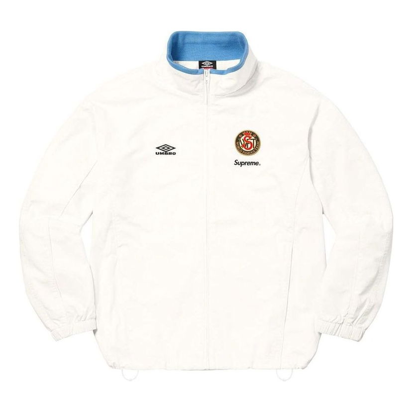 Vindjakke Supreme Ripstop Track Jacket by Umbro Hvid | SUP-FW23-093