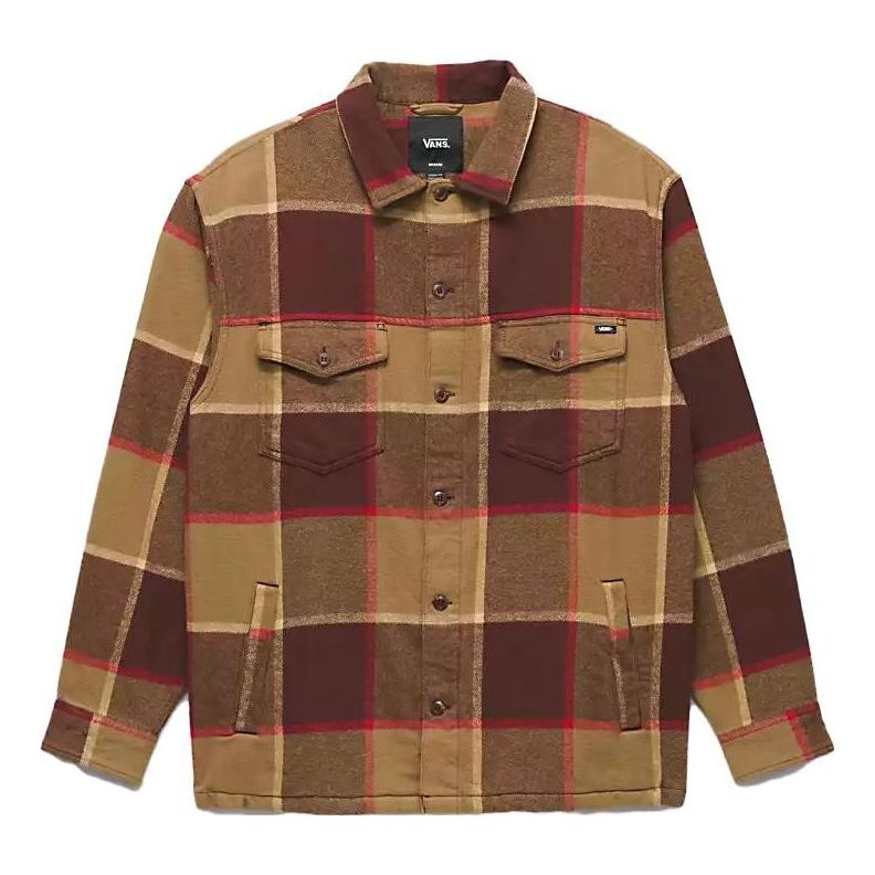 Skjorte Vans Norbeck Long Sleeve Flannel Shirt Brun | VN000AAYCLY, 0