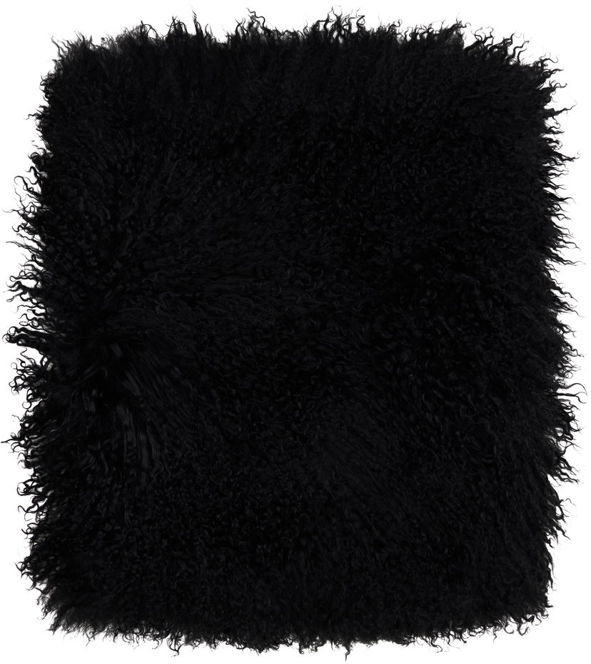 Jakke Ann Demeulemeester Ann Demeulemeester Ragna Shearling Collar Sort | 2520-W-ACC20-L-FR004-099