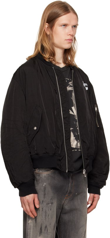 Bomberjakke Enfants Riches Déprimés Enfants Riches Déprimés 'Enfants Video' Bomber Jacket Sort | 030-535, 1