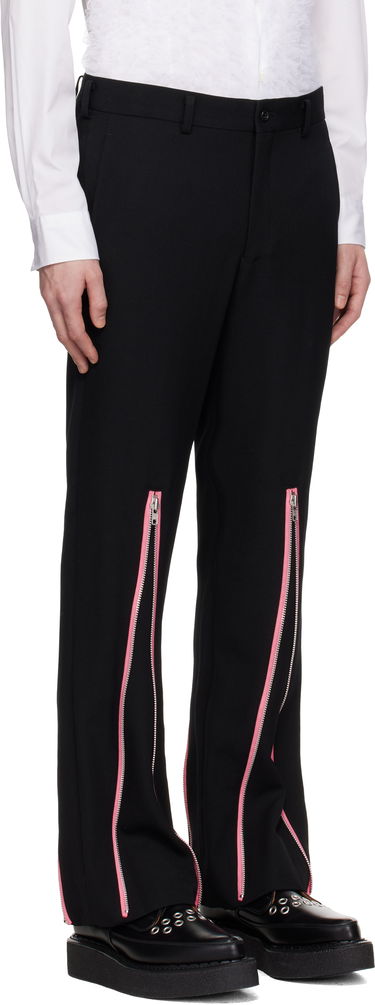 Bukser Comme des Garçons Homme Plus Gabardine Zip Trousers Sort | PO-P048-051, 1