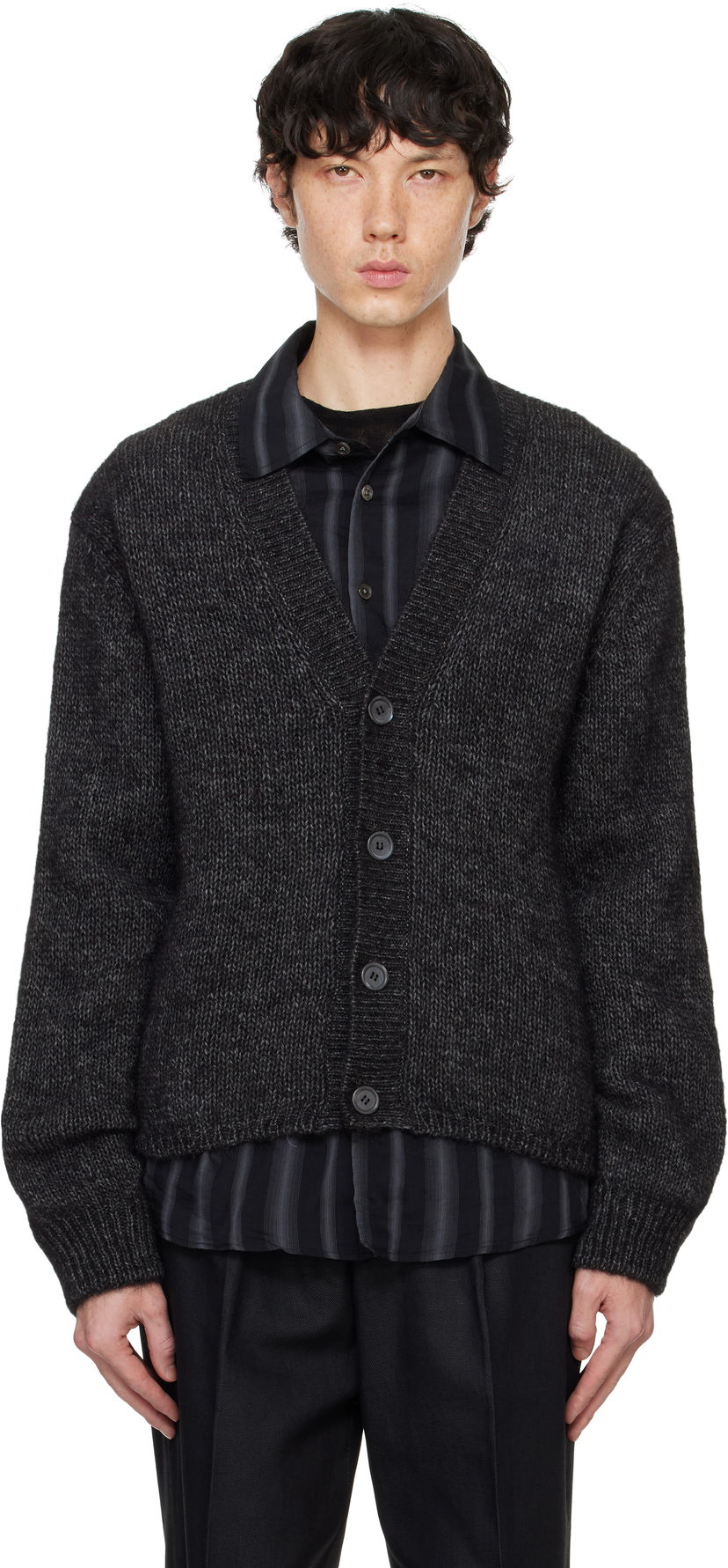 Sweater OUR LEGACY Our Legacy Academy Knit Cardigan Grå | M4243AP