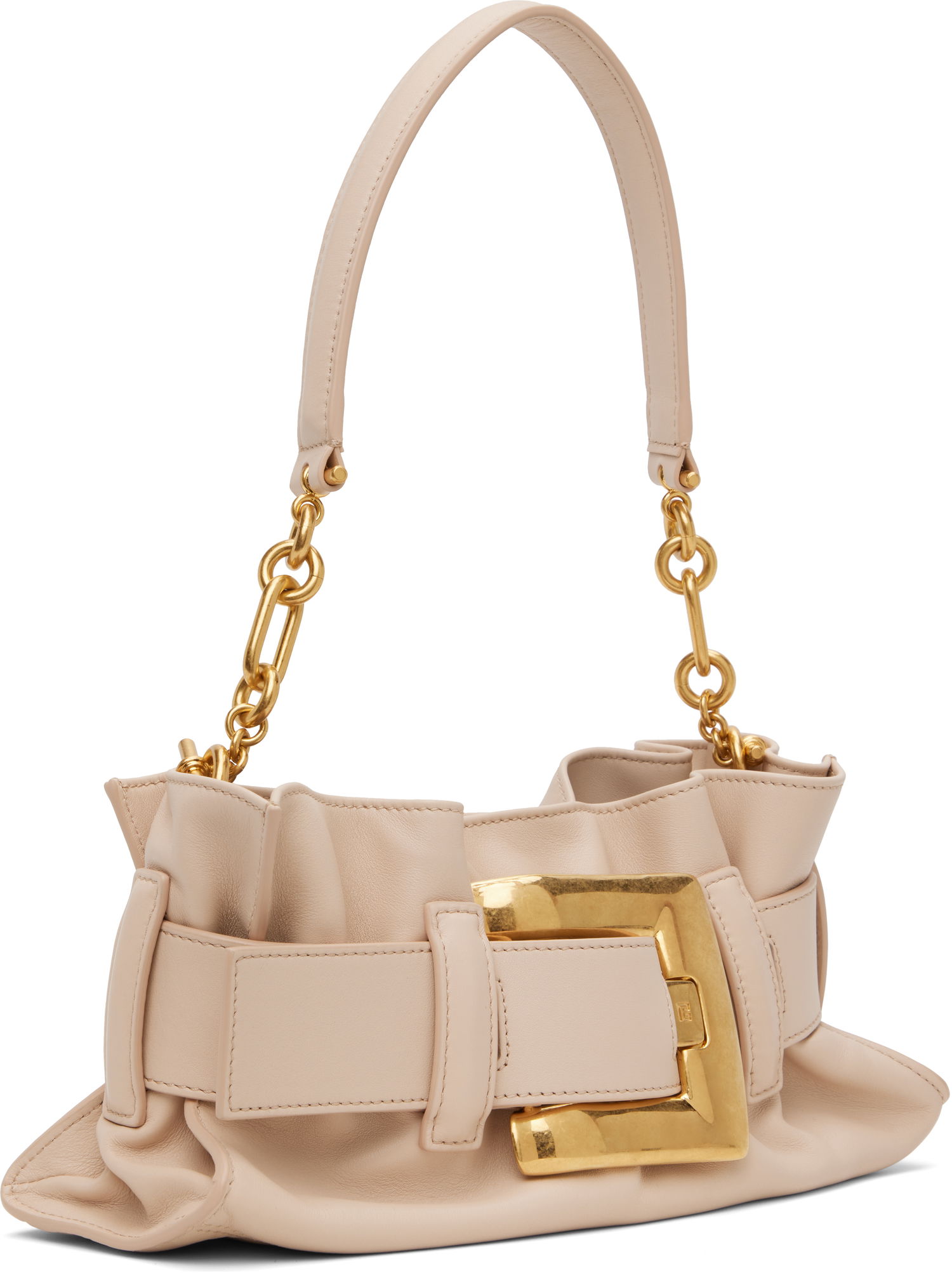 Håndtaske Balmain Balmain Mini Anthem Shoulder Bag Beige | EN0AE994LMXL, 1