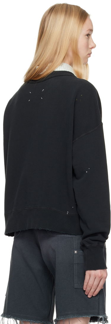 Sweater Maison Margiela Maison Margiela Graffiti Logo Sweatshirt Sort | S50GU0237 M25019, 2