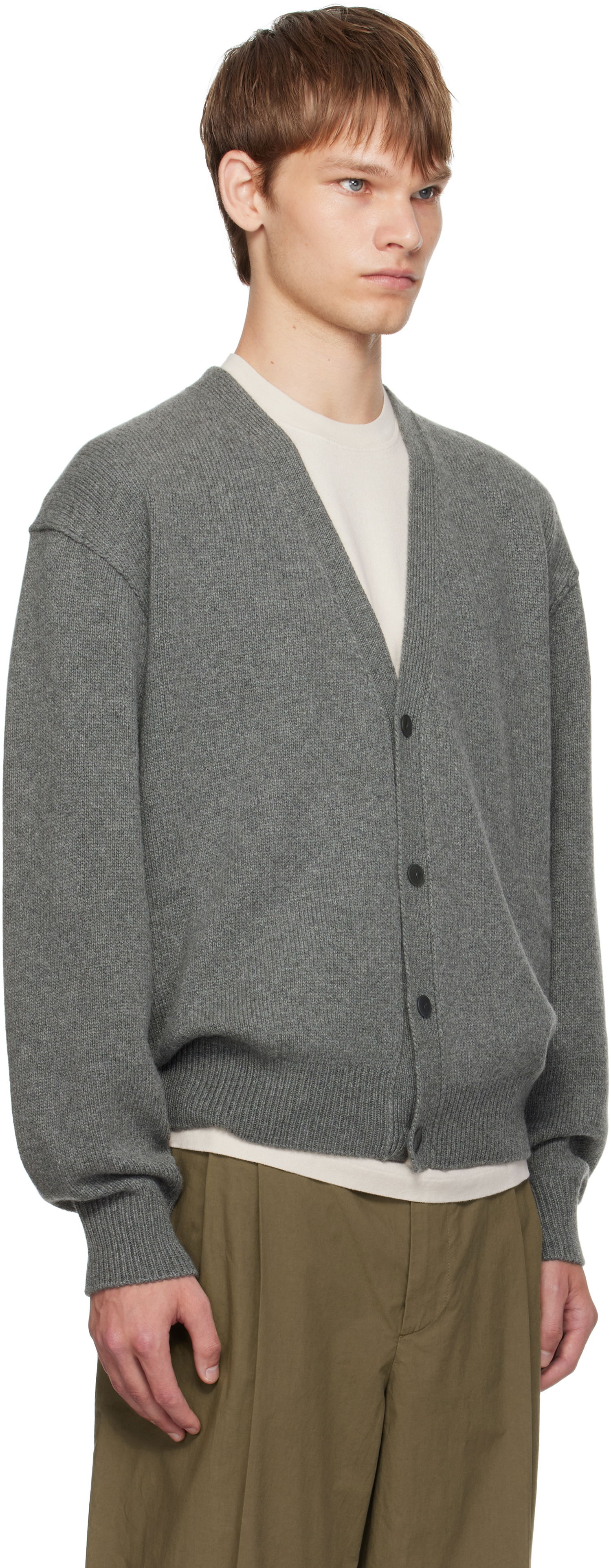 Sweater The Row The Row Mats Cardigan Grå | 1024-Y960, 1
