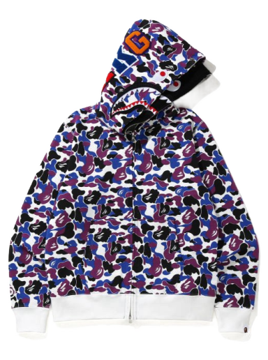 Sweatshirt BAPE Hong Kong 14th Anniversary Shark Full Zip Hoodie Lilla | 0ZXSWM115027EPPX