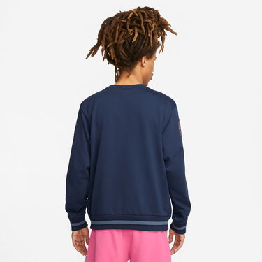 Sweatshirt Nike Dri-FIT Standard Issue Mørkeblå | DX0446-410, 2