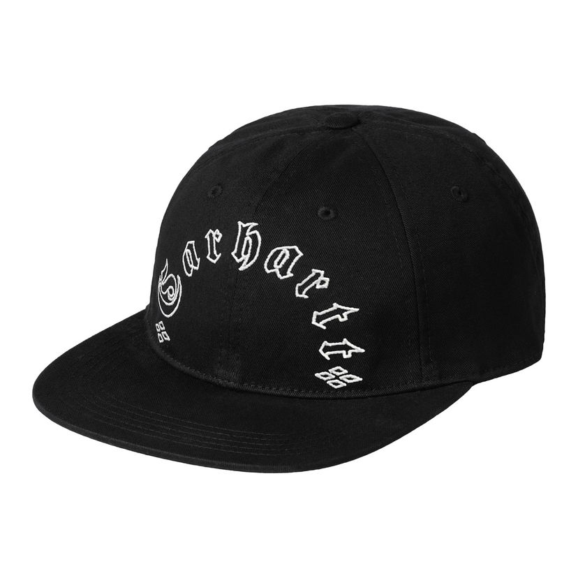 Kasket Carhartt WIP Black Baseball Cap with Logo Sort | I034359_1