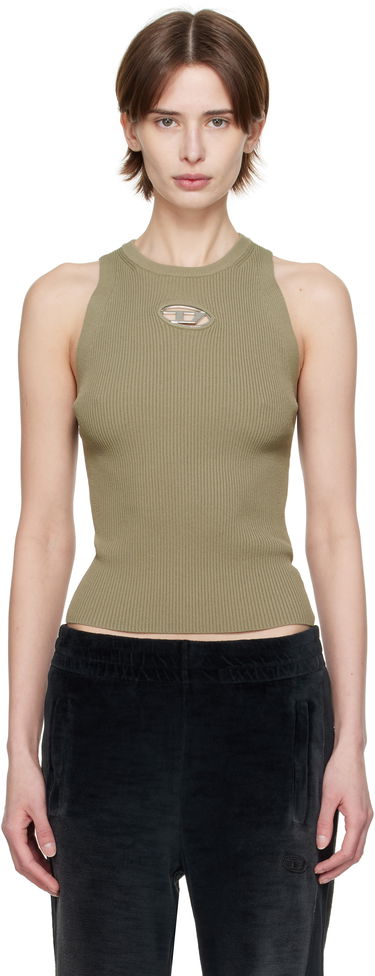 Tanktop Diesel Diesel M-Caddix Ribbed Tank Top Grøn | A17450 0DLAX, 0