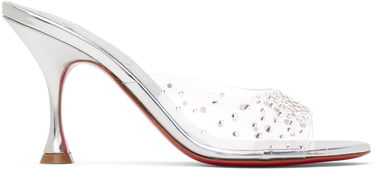 Tilbehør Christian Louboutin Christian Louboutin Degramule Strass 85 Heeled Sandals Metalisk | 3220417, 0