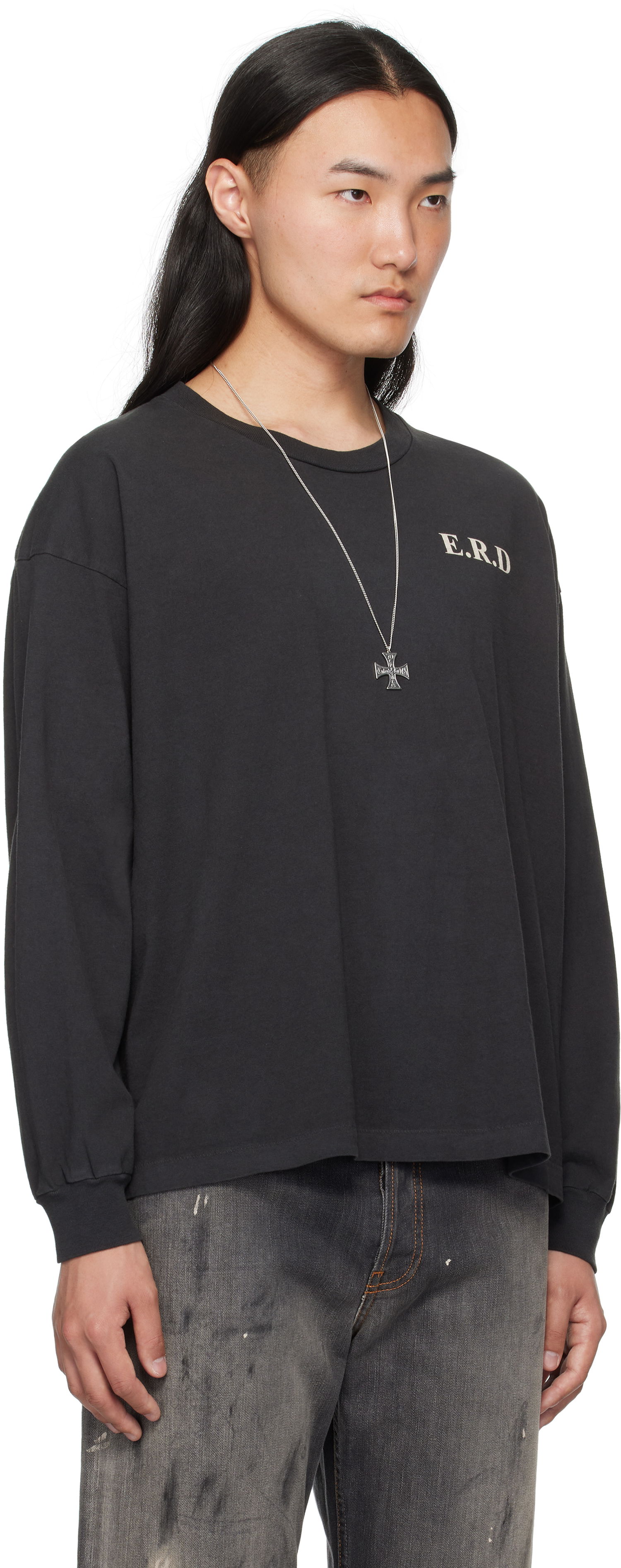 T-shirt Enfants Riches Déprimés Enfants Riches Déprimés 'Taking the Cure' Long Sleeve T-Shirt Sort | 010-844, 1