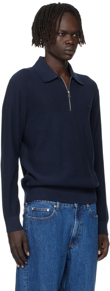 Polo skjorte Lacoste Lacoste Half-Zip Polo Mørkeblå | AH5187_166, 1