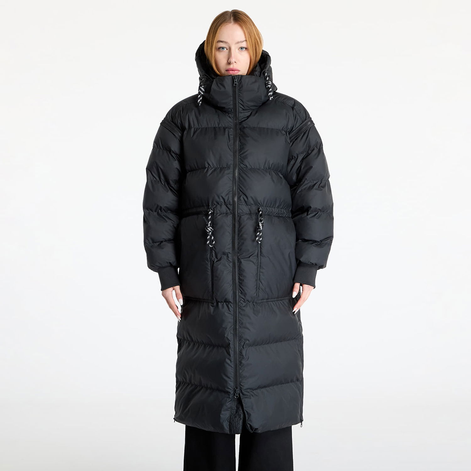 Puffer jakke adidas Performance Stella McCartney x Long Puffer Jacket Sort | IX3081, 0
