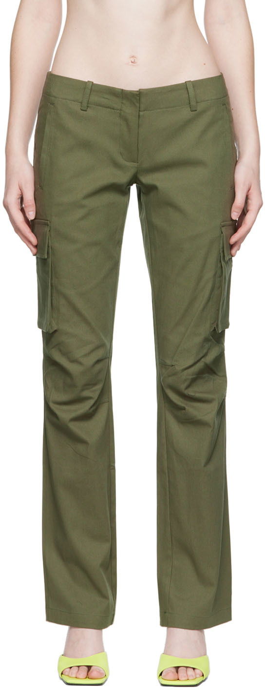 Cargo bukser Miaou Miaou Raven Cargo Trousers Grøn | 1019-CL-MOS-SC