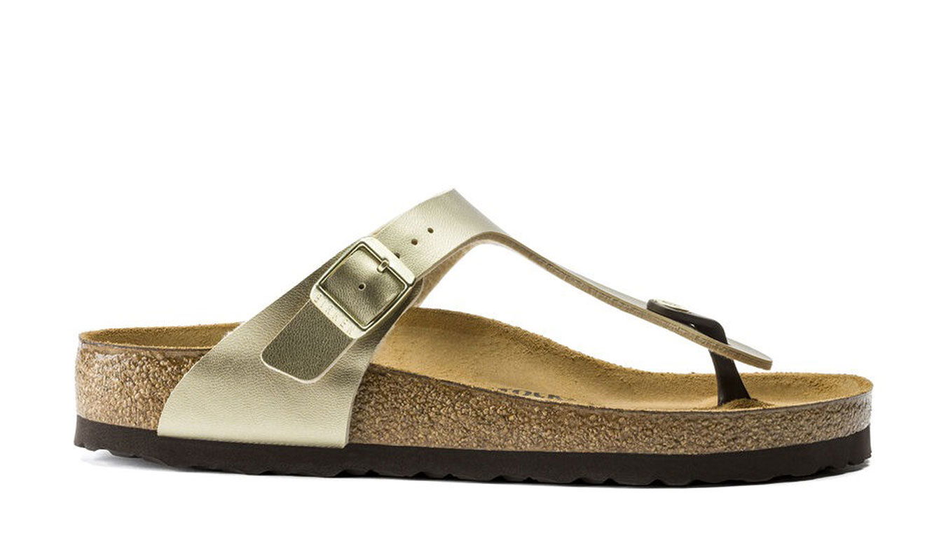 Sneakers og sko Birkenstock Gizeh BS Gold Narrow Fit W Metalisk | 1016109, 0